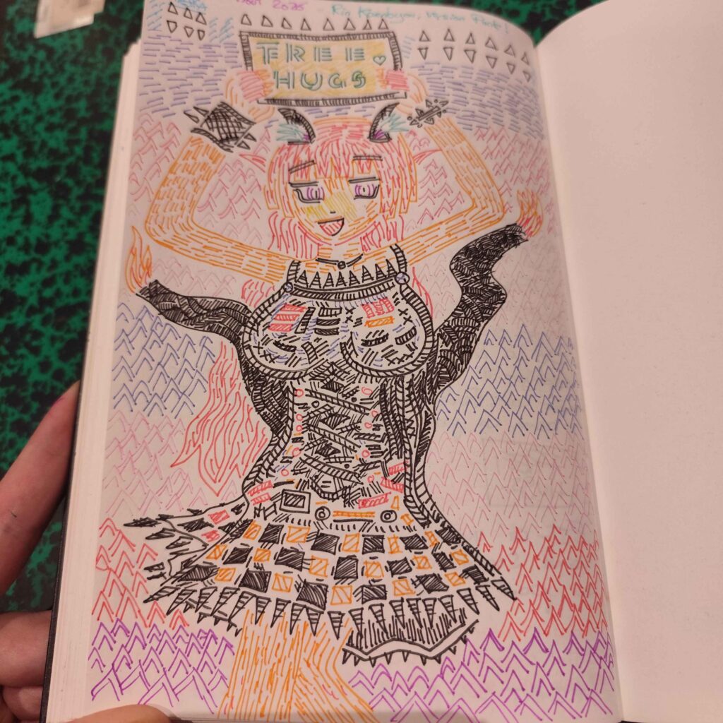 Dessin de Rin Kaenbyou